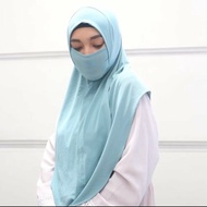 Tudung Sauk Mask ( monocrepe)