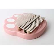 Jin Shangle Thumb Piano 17-Tone KIMI Kalimba Thumb Piano Pink Cat Claw Kalimba Finger Piano