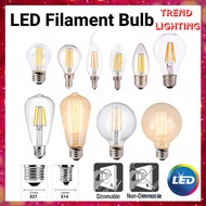 LED Bulb 4W / 40W E14 / E27 LED Candle Bulb LED Edison Filament Bulb LED E27 Bulb Retro Vintage Ligh