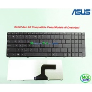 Asus G51 A53 G53 G60 G72 G73 K52 K53, K73 N50 N53 BLACK Keyboard