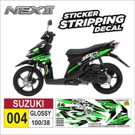striping Suzuki Nex 2 decal Suzuki Nex 2 variasi Suzuki Nex 2