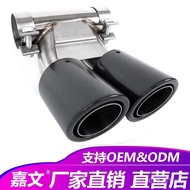 Suitable for 982 Carbon Fiber 718Cayman Tail Throat Muffler Boxster Porsche Modified Exhaust Pipe VO