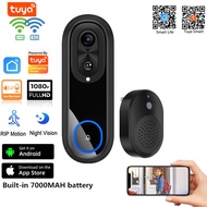 New 5G Wifi doorbell 1080P Tuya Smart Video Doorbell WIFI Wireless Door Bell Night Vision Smart Home Video Intercom Camera