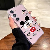 Case For SAMSUNG S23FE A05 A05S A14 A24 5G A34 5G A54 5G Clear Shockproof Cartoon Mobile Phone Prote