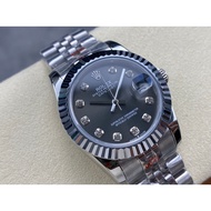 " Rolex Datejust RZ569 31/36MM Women's Automatic Mechanical Watch Black Dial Diamond