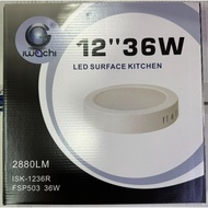 IWACHI 7"18W/ 9"24W/ 12"36W LED Round Surface Mounted Panel Light/ Downlight/ Ceiling Light - SIRIM 