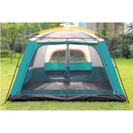 Waterproof 8 Person Foldable Outdoor Camping Sightseeing Family Tent UV Protection/Kemah Kalis Air Berkhemah Keluarga