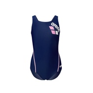 ARENA JUNIOR ARENA LOGO TOUGHSUIT BASIC TRAINING ONE PIECE - NAVY x PINK