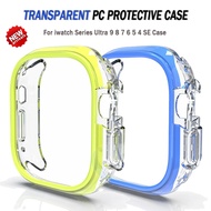 Cover for iWatch Ultra 49MM 41mm 45mm Silicone Case Frame Protective Bumper Rubber iWatch Series 9 8 7 6 5 4 3 2SE 44MM