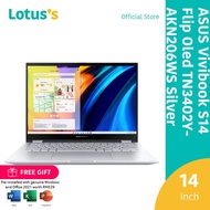 ASUS Vivibook S14 Flip Oled TN3402Y-AKN206WS Silver (R7-7730U,16GB,512GB,14",W11,H&S)