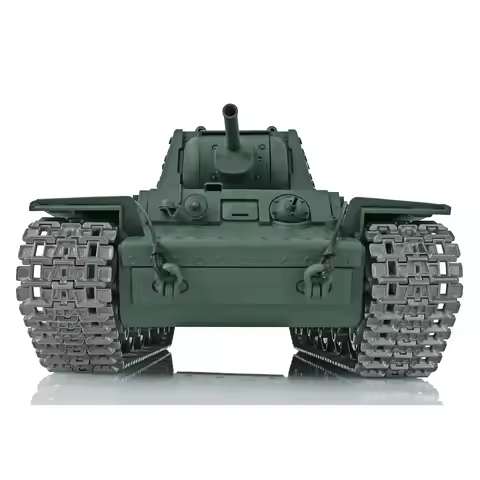 2.4G Heng Long 1/16 Scale 7.0 Upgraded Soviet KV-1 RTR RC Tank 3878 Metal Tracks Vehicles Panzer TH1