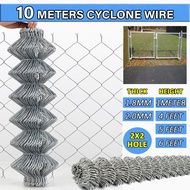10 METERS LENGTH Cyclone Wire for Fence Fencing Chain Link Farm Fence Animal Fence Gate Fence for Sa