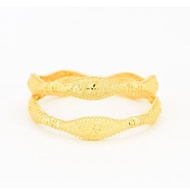 25mg to 1 gm gold coated a pair of bangles Size 2.7