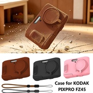 for KODAK PIXPRO FZ45 Digital Camera Case, Soft Silicone Protective Case, Slim Fit Sleeve with Remov
