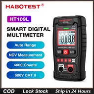 HABOTEST📢HT109L Digital Multimeter 4000 Counts 600V DC AC Voltage Measurement Voltmeter NCV Resistan