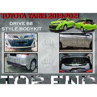 TOYOTA YARIS 2019-2021 DRIVE 68 STYLE BODYKIT (D68,68) SKIRT LIP FOR YARIS FRONT SKIRT SIDE SKIRT REAE SKIRT SPOILER