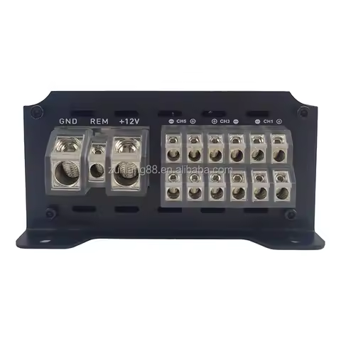 Hot RMS power 110W*6CH@4Ω/150W*6CH@2Ω 6-CH Universal Cars Audio Class D Full Range Power Amplifier W