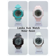 (L02) Lasika Digital Waterproof Kids Watch / Jam Tangan Digi Comel Casual Budak