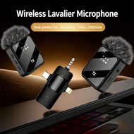 YSF-F11 Wireless lapel microphone F15-2 dual-receiver with noise reduction. Earpiece microphone. Sui
