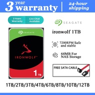 Seagate Ironwolf/Exos NAS 3.5 7200RPM Sata 3.0 Hard Disk Drive 1TB/2TB/4TB/ 6TB /8TB/ 10TB /12TB HDD