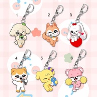 IVE Guanwa Merchandise Anyouzhen Yujin Jinqiu Zhang Yuanying Jin Zhiyuan LIZ Keychain Pendant 1989
