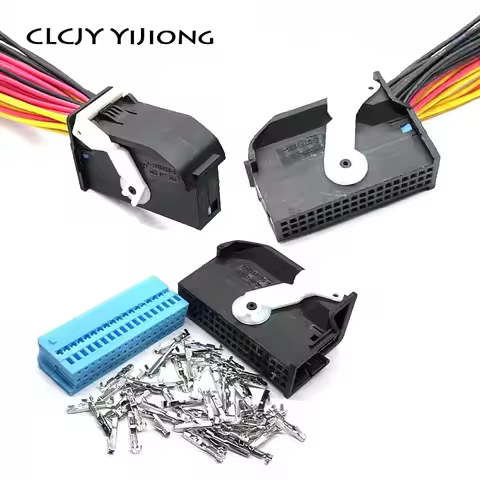 1 Set 54 Pin 4E0972144 Automotive Connector With Terminal ECU For Volkswagen Audi BMW Bluetooth Plug