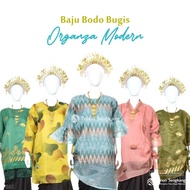 [ Ready] Baju Bodo Organza Modern Sulam Bugis Makassar Lengan Panjang
