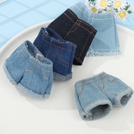 2022 Newest Multi Style Denim 11.5 quot;Jeans Bottoms Shorts For Doll Clothes Outfits Short Pants For Blythe 1/6 Dolls Accessories