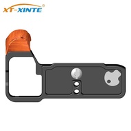 XT-XINTE Compatible for Sony A7C2 A7CII A7CR Quick Release L Plate Bracket Camera Wooden Grip Alumin