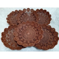 22cm BROWN PLASTIC LAVENDER RATTAN PLATES CONTENTS 12PCS/Dozens of Plastic Rattan Plates/rattan moti