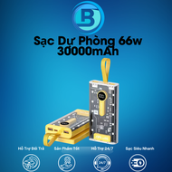 Sạc Dự Phòng 66w Giá Tốt PIN SẠC DỰ PHÒNG SẠC NHANH 30000MAH 66W Sạc dự phòng nhanh PD 66W trong suố