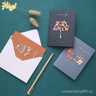 Classical 3D Greeting Card Ins Blessing Thanks Card Postcard Envelope Birthday Gift [CHRISTMAS GIFT]