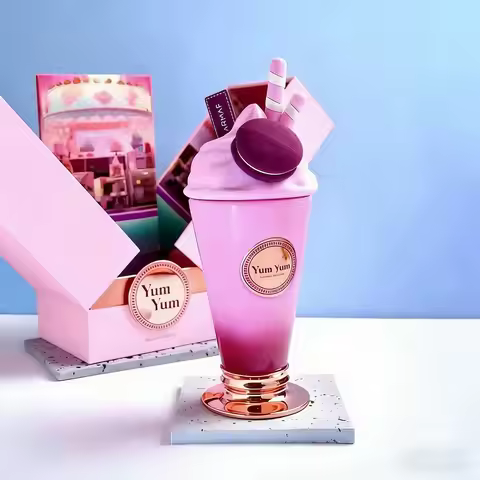 Ice Cream Perfume, Aesthetic Pink Design, Long Lasting Sweet Scent, Budget-Friendly Eau de Parfum, I