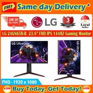 [Free Same Day Delivery*] LG 24GN65R-B 23.8Inch FHD 144Hz Gaming Monitor, Free Sync, HDR10 (*Order Before 2pm on working day, will deliver the same day, Order after 2pm, will deliver next working day.)