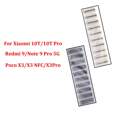 5-10Pcs 40Pin For Xiaomi 10T/10T Pro/Redmi 9/Note 9 Pro 5G /Poco X3/X3 NFC/X3Pro LCD Display Screen 