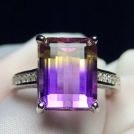 歐款新貨波蘭製造 天然波羅的海血珀戒指 成色美 s925銀鍍金