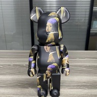 Ready Stock Bearbrick 400% Kubrick Bear Violent Bear Art Series Joint Ringing Building Block Bear Collectibles Home Decoration ABS Color Box