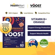 [SG] VOOST Performance Vitamin B+ Orange Effervescent Vitamin (Vegan-friendly) 20 / 60 Count