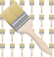 Kurtzy Paint Brushes (24 Pack) - Brush Head 76.2mm (3 inches) & Overall Brush Size 20cm (7.87 inches