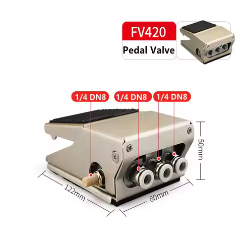 Pneumatic Foot Valve 4F210-08L/4F210-08G Pedal Foot Switch Valve FV320 Cylinder Control Valve Revers