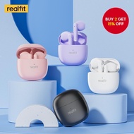 Realfit F1 TWS Wireless Bluetooth Earbuds Mini Sport Gaming Headset with Microphone for Calls and Vi