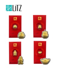 LITZ Red Packets 999 Pure Gold Coin AP0018