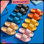 💋IN STOCK💋Japanese men and women couples thick-soled home slippers, foot massage,indoor slippers Bedroom slippers / Home Office Massage slippers@SYK