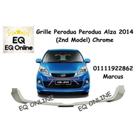 Perodua Alza 2014 Front Bumper Top Grill / Grille Sarong Chrome Malaysia