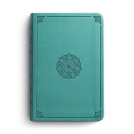 ESV Value Compact Bible TruTone, Turquoise, Emblem Design