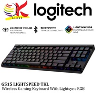 LOGITECH G515 LIGHTSPEED TKL LOW PROFILE WIRELESS GAMING KEYBAORD WITH LIGHTSYNC RGB / PBT KEYCAPS /