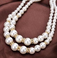 [台灣現貨] 珍珠項鍊 韓國珍珠項鍊 小珍珠項鍊 大珍珠項鍊 珍珠 項鍊 女 10mm 8mm 細珍珠項鍊【E-703】