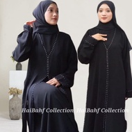 Promo Abaya Gamis Turkey Maxi Dress Hitam Abaya Arab Saudi Sifon