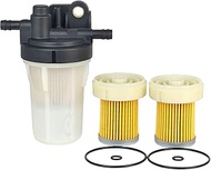 EZROAD Fuel Filter Assembly & 2 Filter 6A320-58862 6A320-59930 Compatible with Kubota B L M Series B