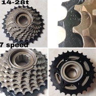 7-speed freewheel threaded sprocket